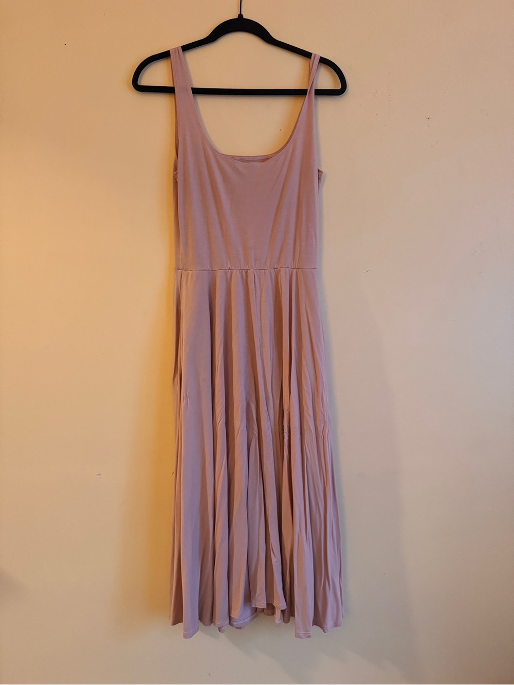 Reformation Jeans Rou Knit Ballerina Style Midi Dress Blush - Picture 6 of 8